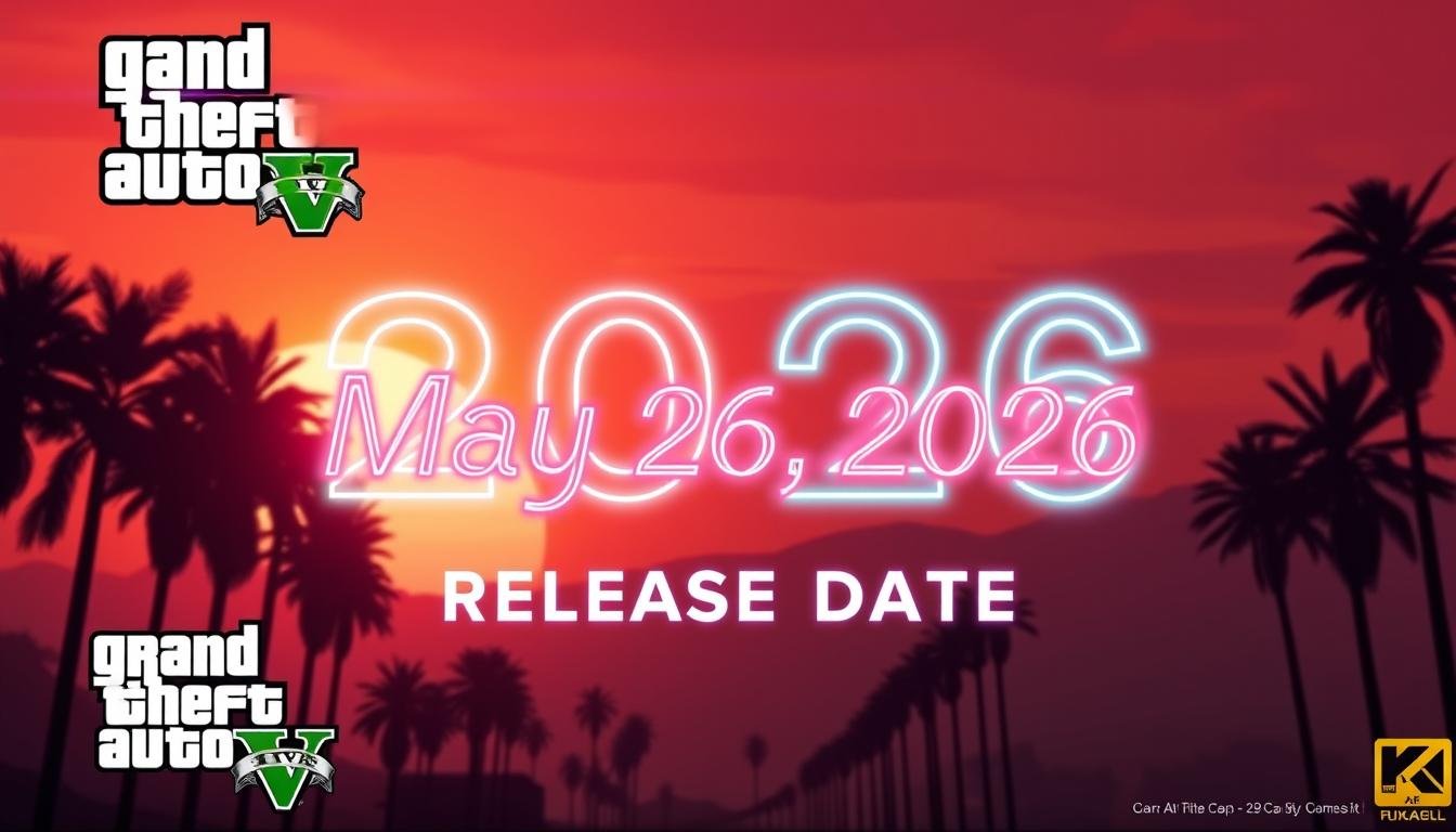 GTA 6 official release date announcement showing May 26, 2026