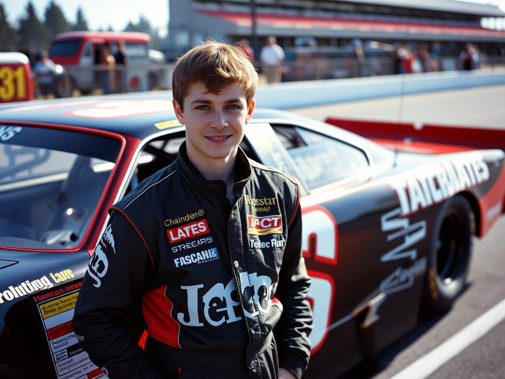 Young Greg Biffle in his early racing days in the Pacific Northwest